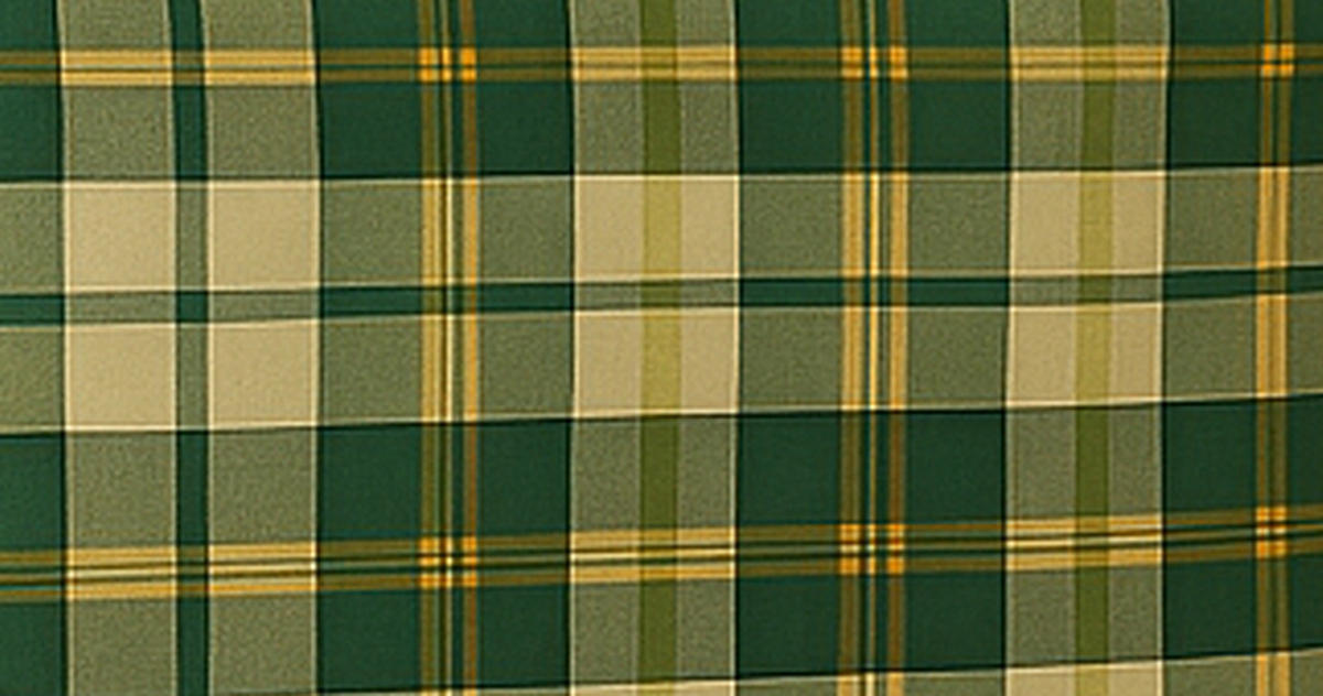 GARTENSESSEL-AUFLAGE Deluxe Brockton Grün/Beige kariert - Grün, Textil (48/7/88cm) - TPFGarden