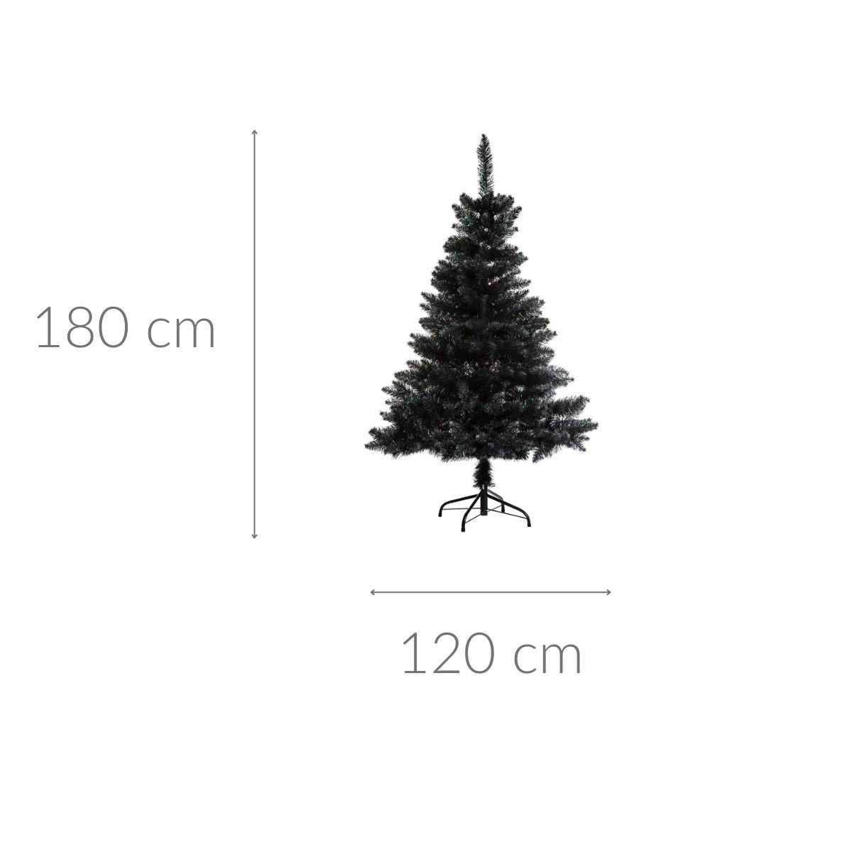 WEIHNACHTSBAUM mit Ständer 120/120/180 cm - Grün, Kunststoff (180cm) - Fééric Lights and Christmas