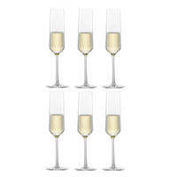 CHAMPAGNERGLAS Champagnergläser Pure 215 ml - 6 Stück - Transparent, Glas (0.215L) - Zwiesel Glas