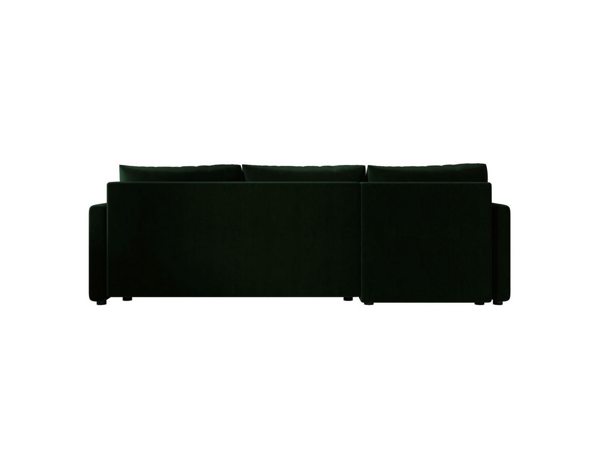 ECKSOFA MOS L BIS Itaka 10 Links mit Schlaffunktion - Dunkelgrün, Textil (220/143cm) - Bedante