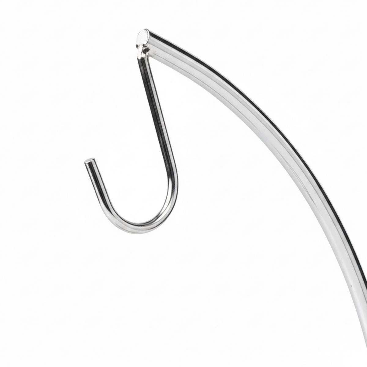 DRŽIAK na banány - strieborná, kov (16.5/34.5/16.5cm) - Relaxdays