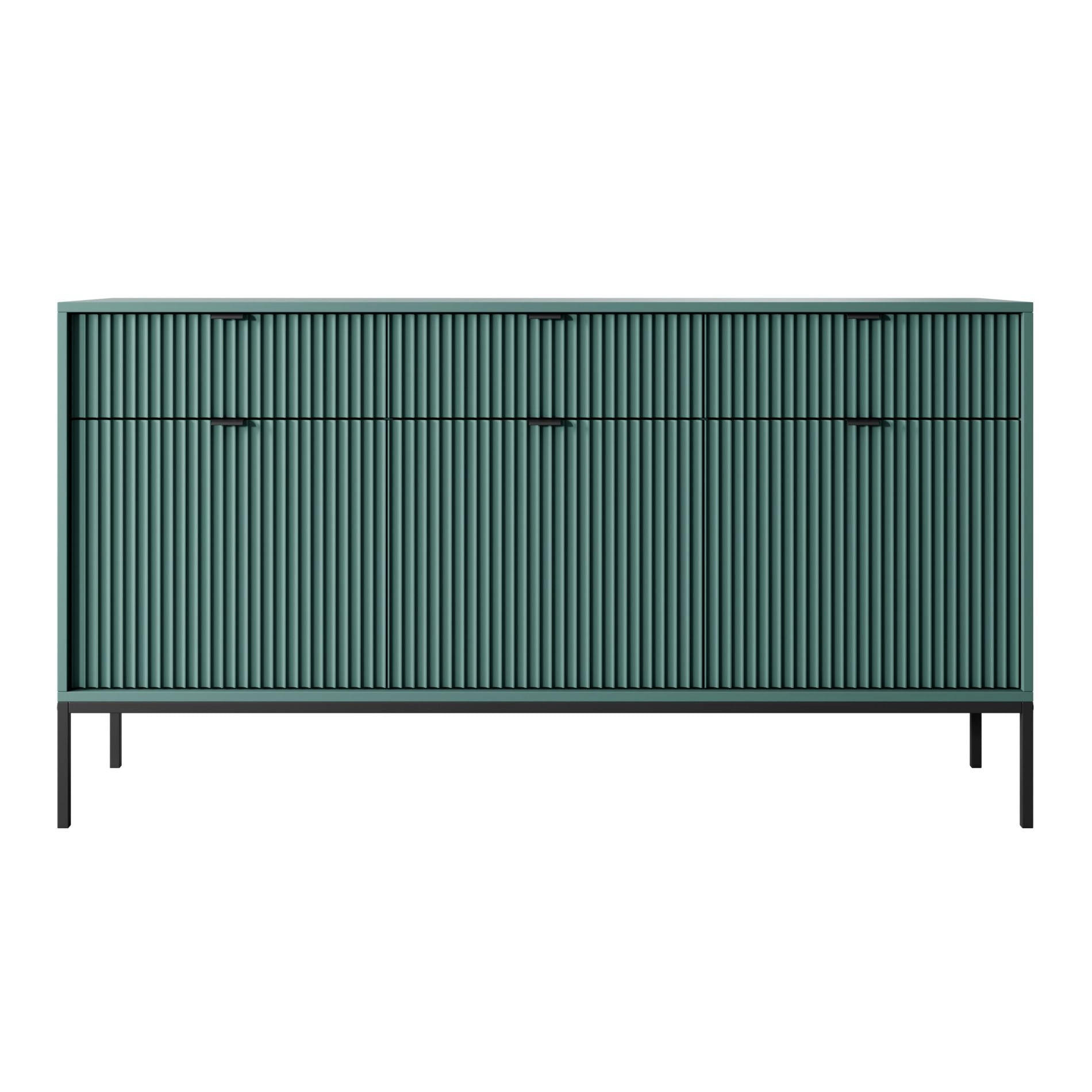 Selsey KOMODA Vellore Zelená s černou podnoží 154 cm
