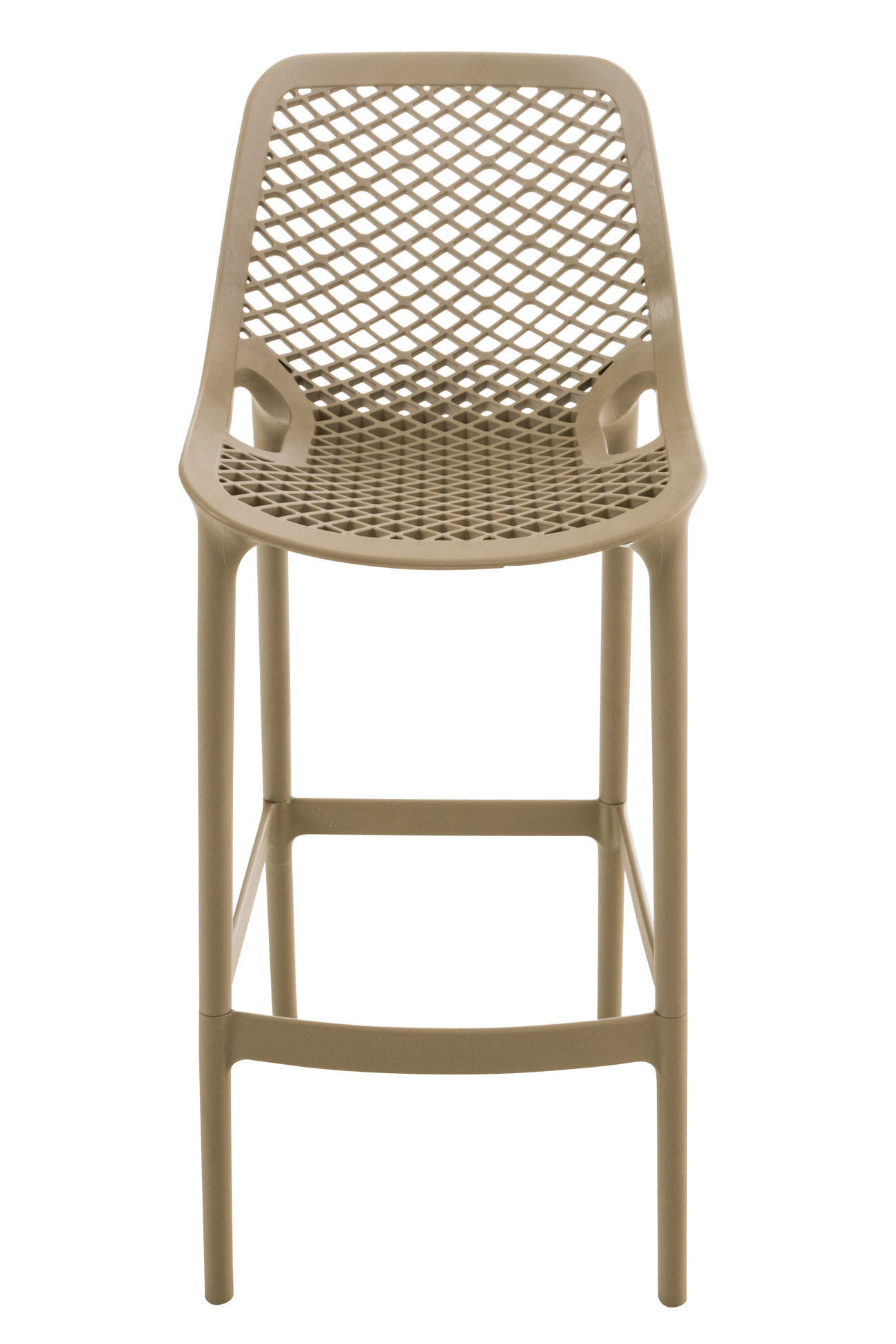 BARHOCKER 2er Set Kunststoff schlamm - Schlammfarben, Kunststoff (45/105/53cm) - CLP