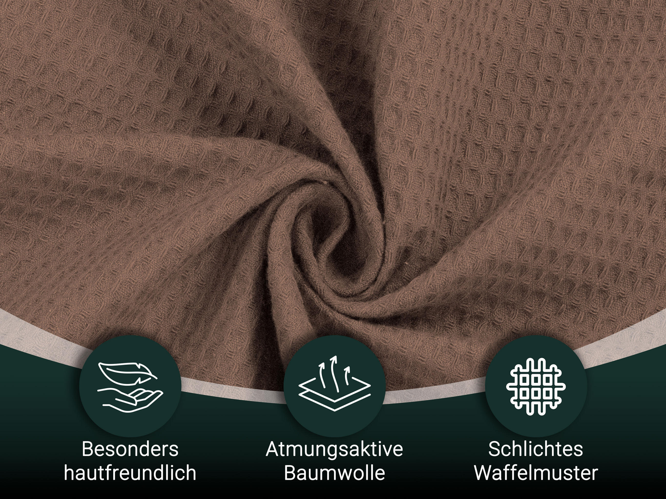 KUSCHELDECKE, 150x200 cm, 100% Baumwolle, Braun - Braun, Textil (150/200cm) - Zollner