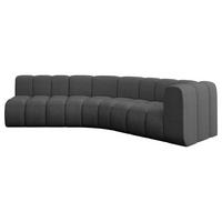 ECKSOFA modulares Sofa Karex-L1 - 308x194x70 cm Grau - Grau, Holzwerkstoff/Textil (308/194cm) - ALTDECOR