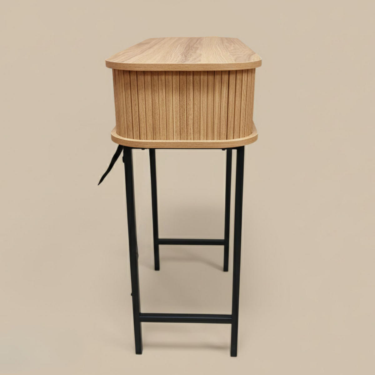 KONSOLE Scava, 100/35/80,5 cm - Braun, Holzwerkstoff (35/80.5/100cm) - EDAXO