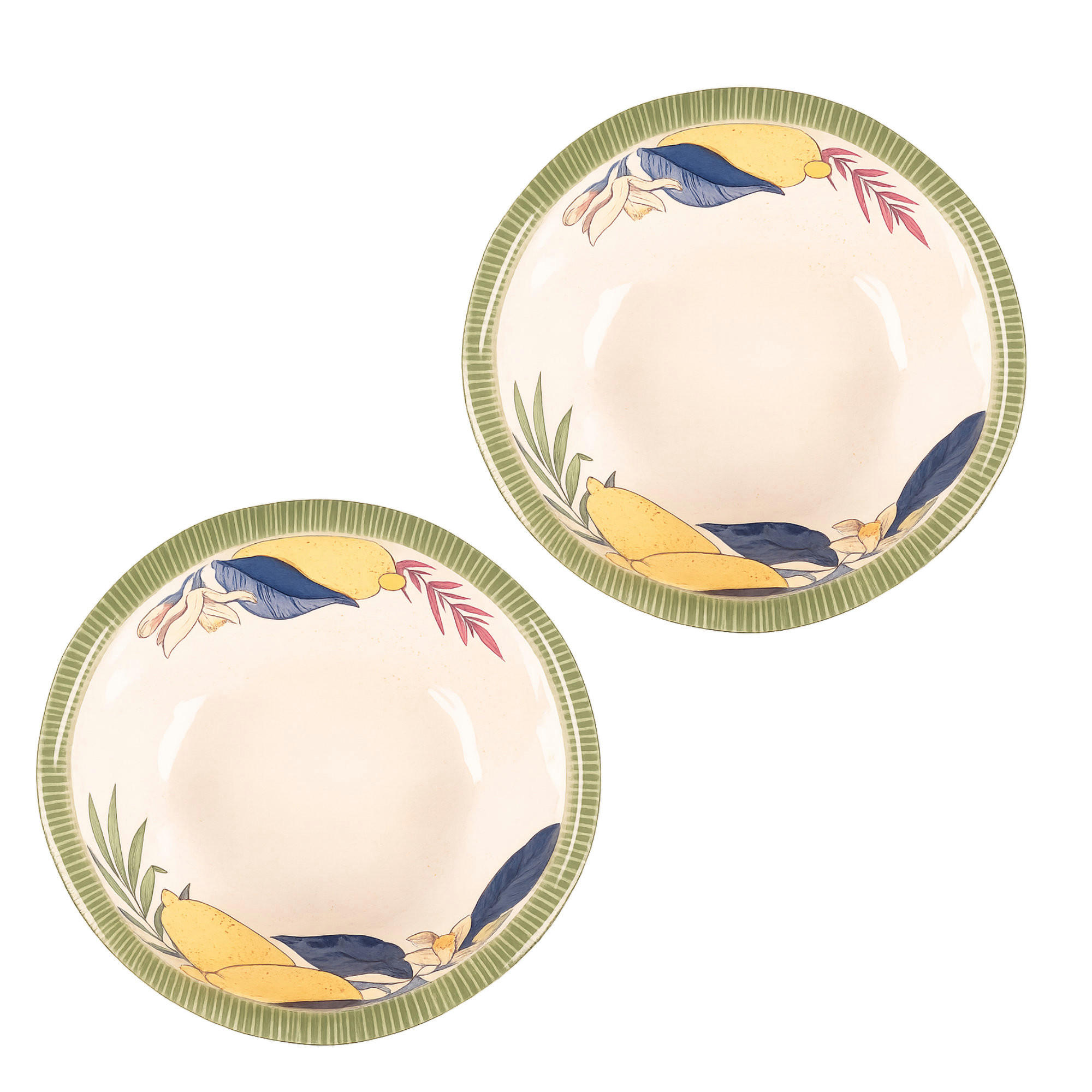 SCHÄLCHEN Ø 12 cm Limu Set mit 2 Stück - Currygelb, Kunststoff (12/5/12cm) - Rose & Tulipani