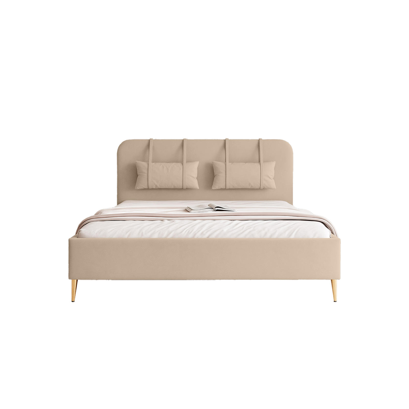 POLSTERBETT Rexal 200x200 cm, Beige - Beige, Textil (200/200cm) - Fedve