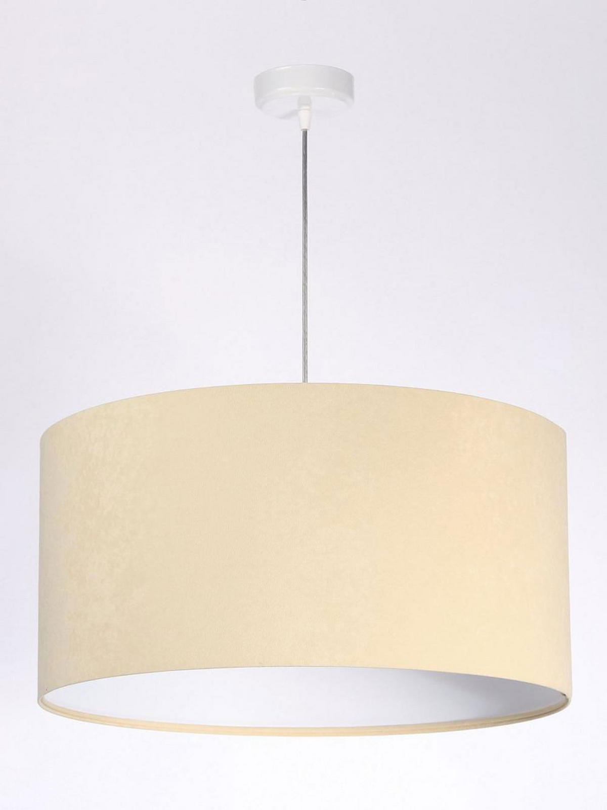 HÄNGELEUCHTE Weiß 60/30 cm - Beige/Weiß, Kunststoff (60/1.1/30cm) - ONZENO
