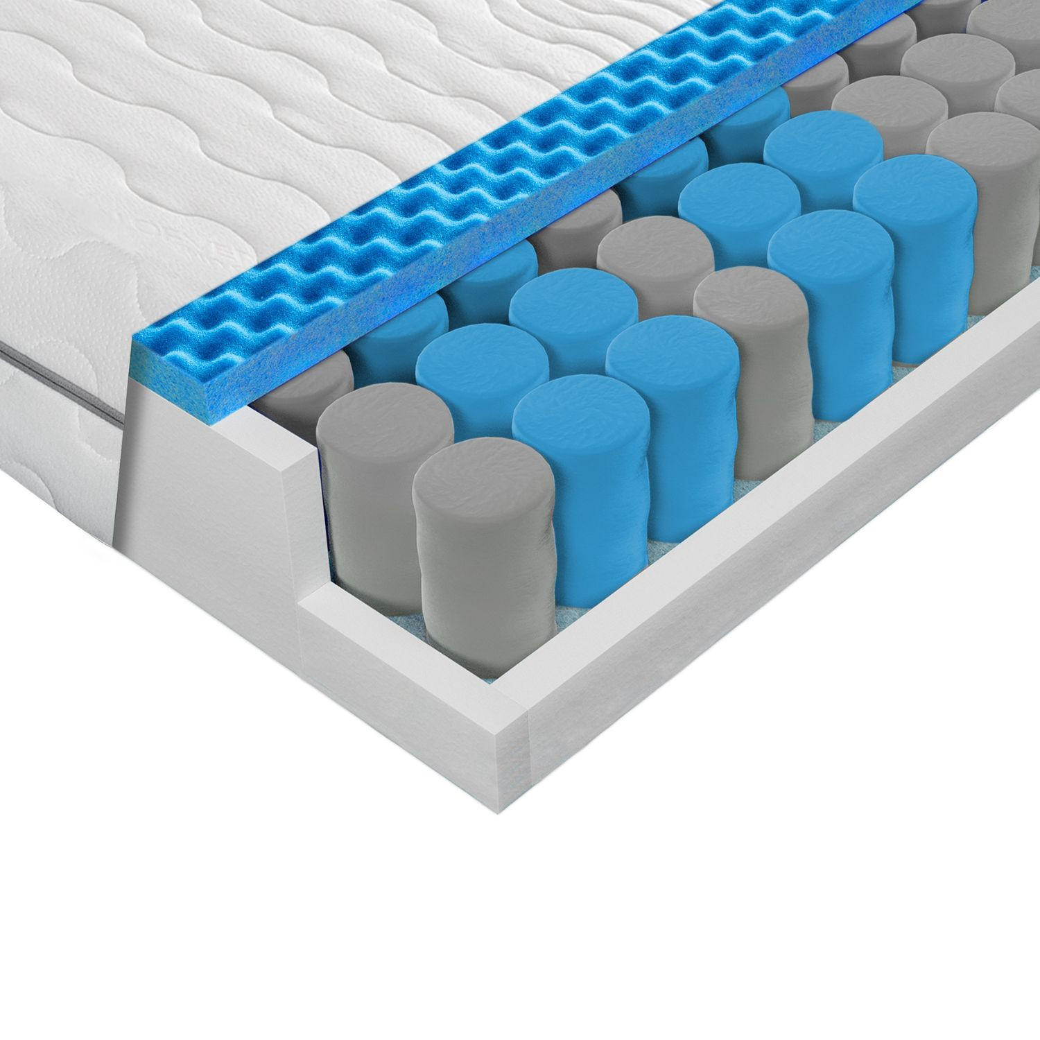 Sleepneo TASCHENFEDERKERNMATRATZE H2 H3 21cm hoch jetzt nur online 