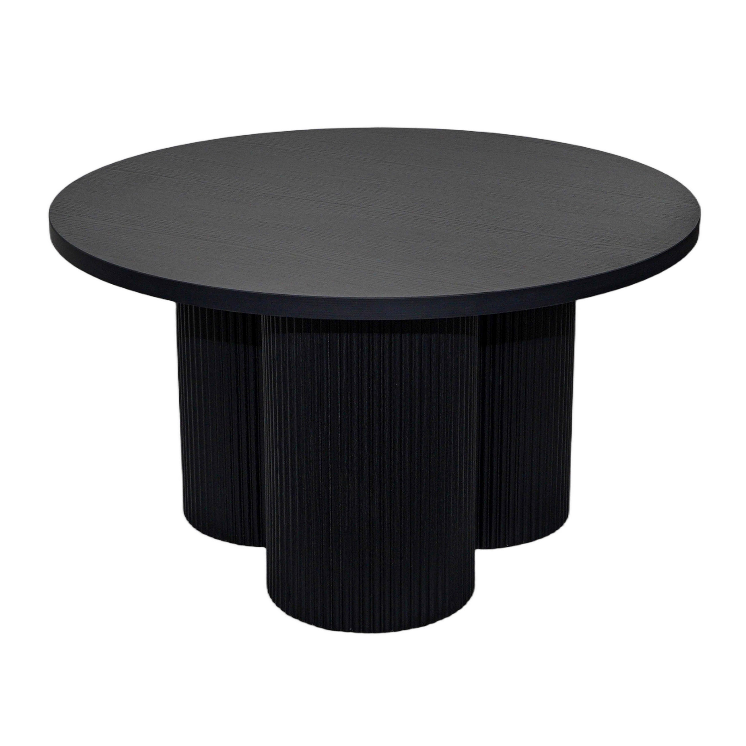 COUCHTISCH, dunkles Holzeffekt - Braun, Holz (80/80/45cm) - Oviala