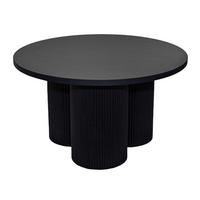 COUCHTISCH, dunkles Holzeffekt - Braun, Holz (80/80/45cm) - Oviala