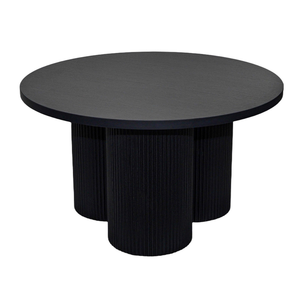 COUCHTISCH, dunkles Holzeffekt - Braun, Holz (80/80/45cm) - Oviala