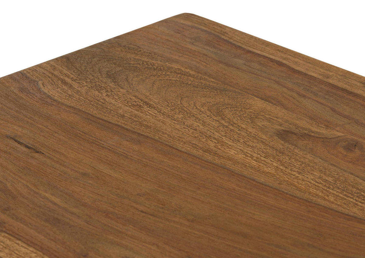 TV-BOARD Sheesham 180x40x48 natur sandgestrahlt lackiert MALMÖ 2 #222 - Naturfarben, Holz (40/48/180cm) - Massivmoebel24