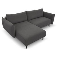 ECKSOFA Grafit DELI Mit Schlaffunktion Links - Graphitfarben, Textil (257/171cm) - Sepro Meble