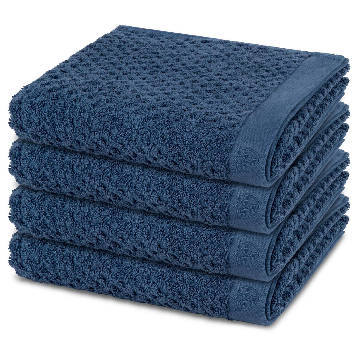 HANDTUCH Harmony 4er-Set - Blau, Textil (50/100cm) - Ross