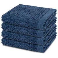 HANDTUCH Harmony 4er-Set - Blau, Textil (50/100cm) - Ross