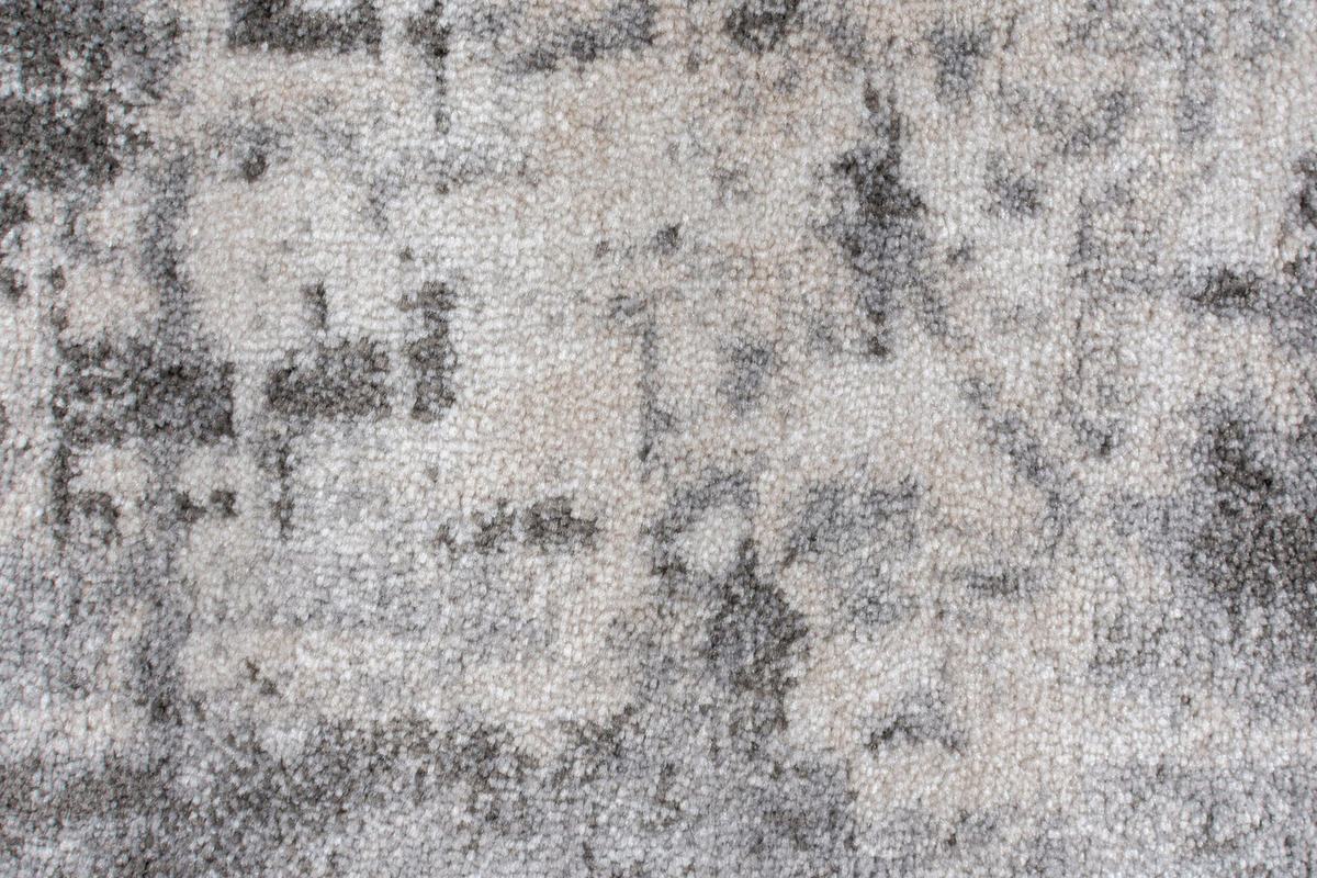 TEPPICH Kunst-Abstrakt-Muster DEE, Grau 80x300 cm - Grau, Textil (80/300cm) - KADIMA DESIGN