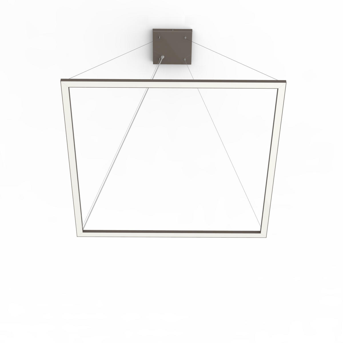 LED-HÄNGELEUCHTE - Goldfarben, Metall (90/90/100cm) - Lumicom