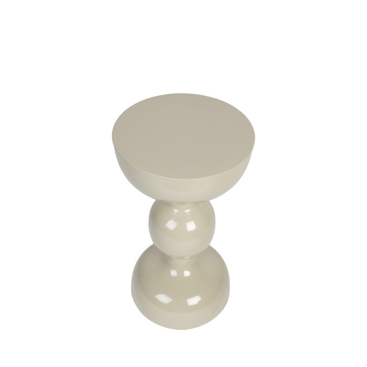 BEISTELLTISCH - Metall - Beige - Beige, Metall (31/31/59cm) - Drawer