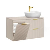 WASCHTISCH 100.8cm Adriel Kaschmir - Beige, Holzwerkstoff (100.8/59/46cm) - Petits-meubles