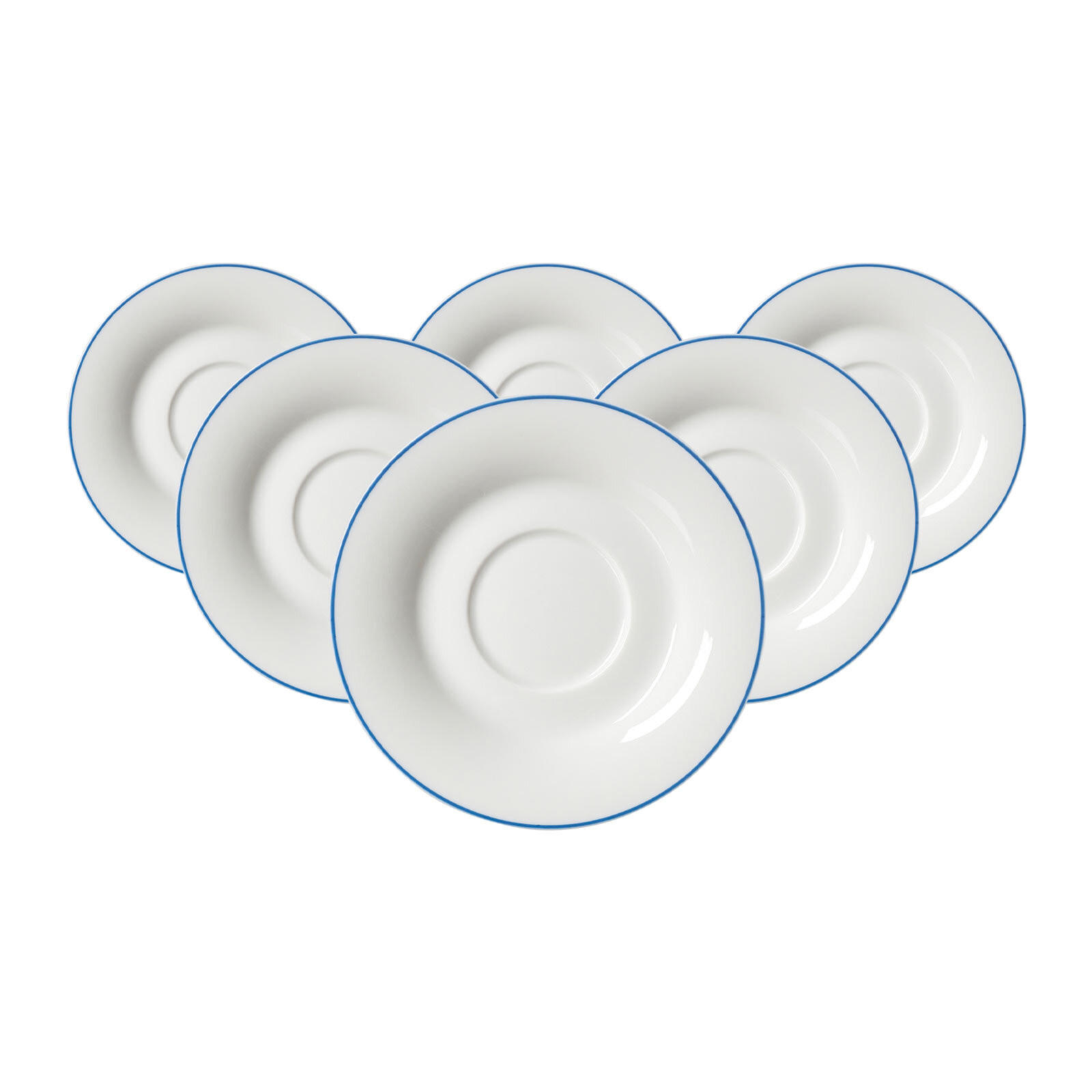 TEEUNTERTASSEN Ostfriese Blau ø 12,5 cm 6er Set - Blau, Keramik (12.5cm) - Ritzenhoff Breker