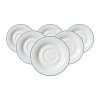 TEEUNTERTASSEN Ostfriese Blau ø 12,5 cm 6er Set - Blau, Keramik (12.5cm) - Ritzenhoff Breker