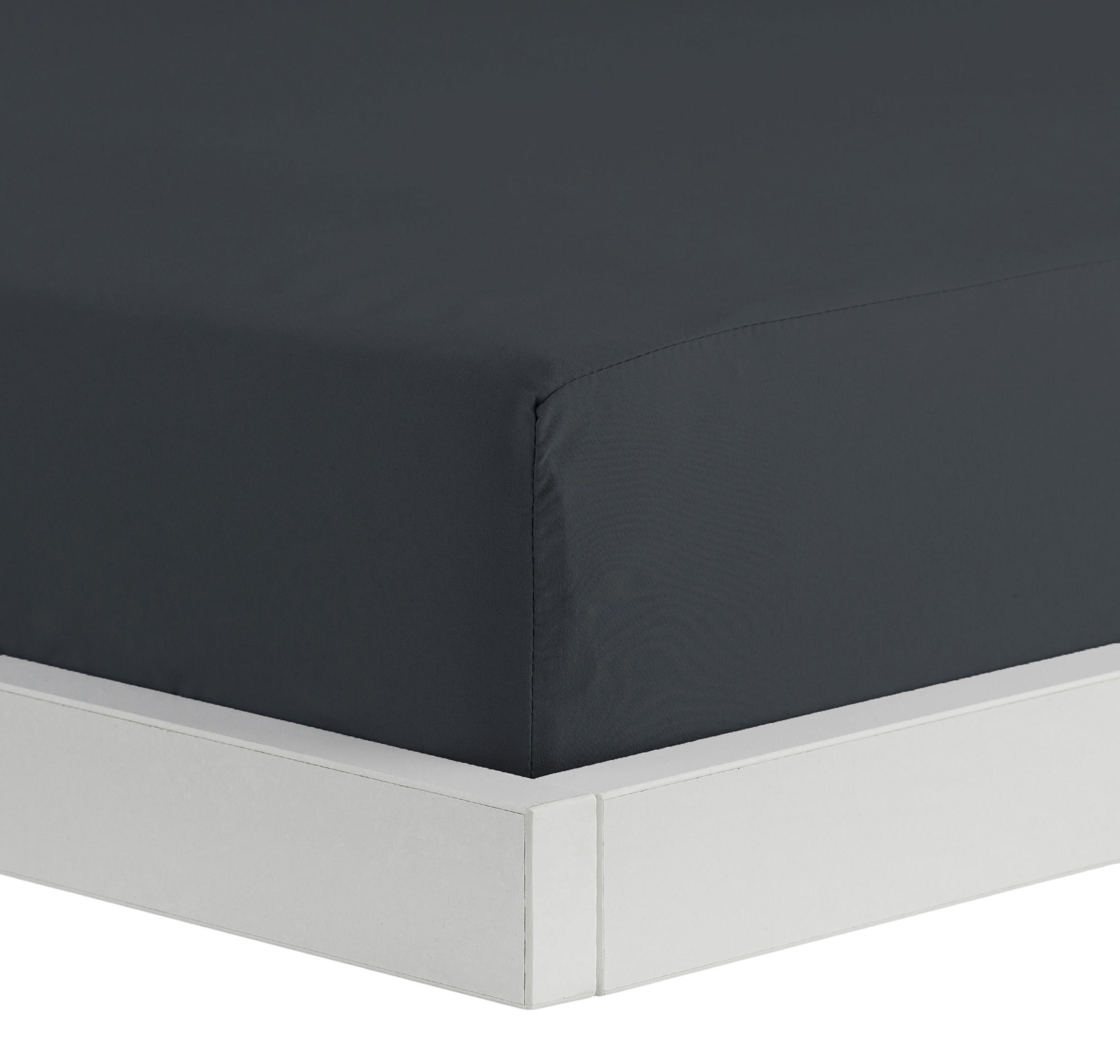 SPANNBETTTUCH Elastico - Grau, Textil (160/200cm) - home&you