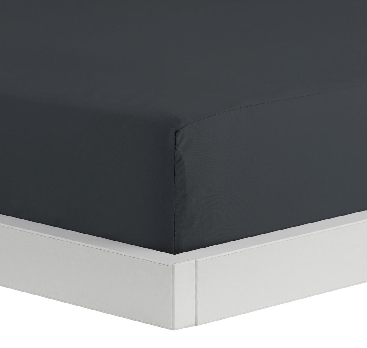 SPANNBETTTUCH Elastico - Grau, Textil (160/200cm) - home&you