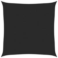 SONNENSEGEL 160 g/m² Schwarz 3,6x3,6 m HDPE - Schwarz, Textil (360/360cm) - furnicato