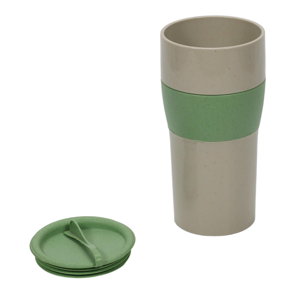 THERMOBECHER Aroma To Go Xl 700 ml 10/9,2/19 cm - Grün, Kunststoff (0.7L) - KOZIOL