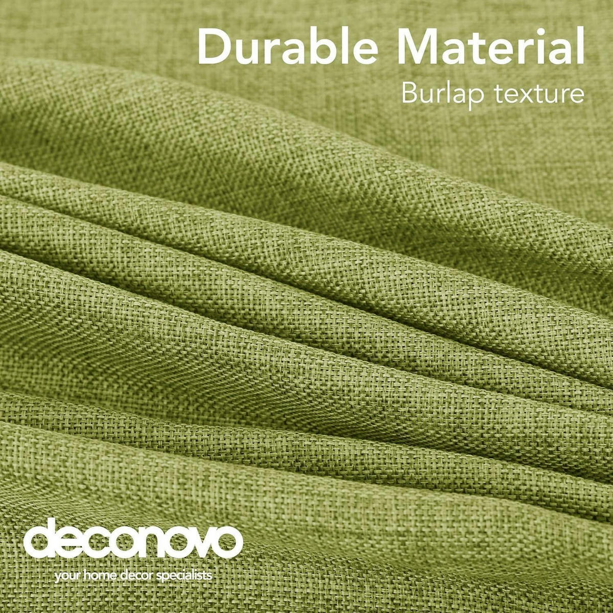 TISCHDECKE Leinenoptik Grün 200 x 137 cm - Olivgrün, Textil (200/137/1cm)