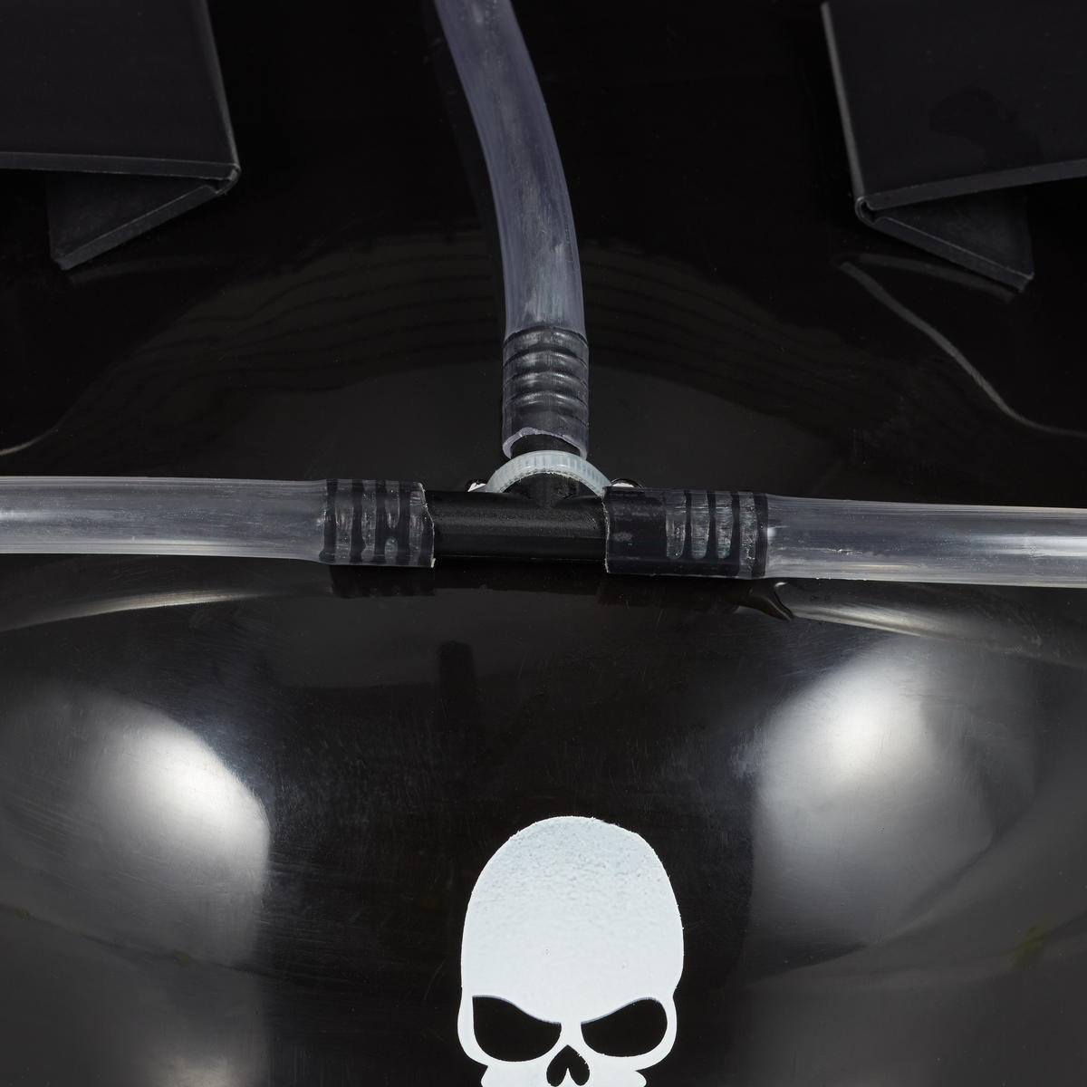 TRINKHELM Pirat - Schwarz, Kunststoff (32/13/28cm) - Relaxdays