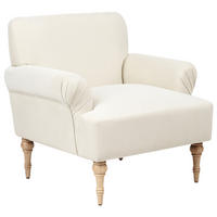 SESSEL Stoff Hellbeige Fredros - Beige, Textil (71/82/75cm) - Beliani