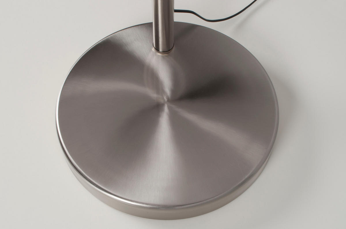 STEHLAMPE Metal Bow - Silber - 39/170/205 cm - Silberfarben, Metall (39/170/205cm)