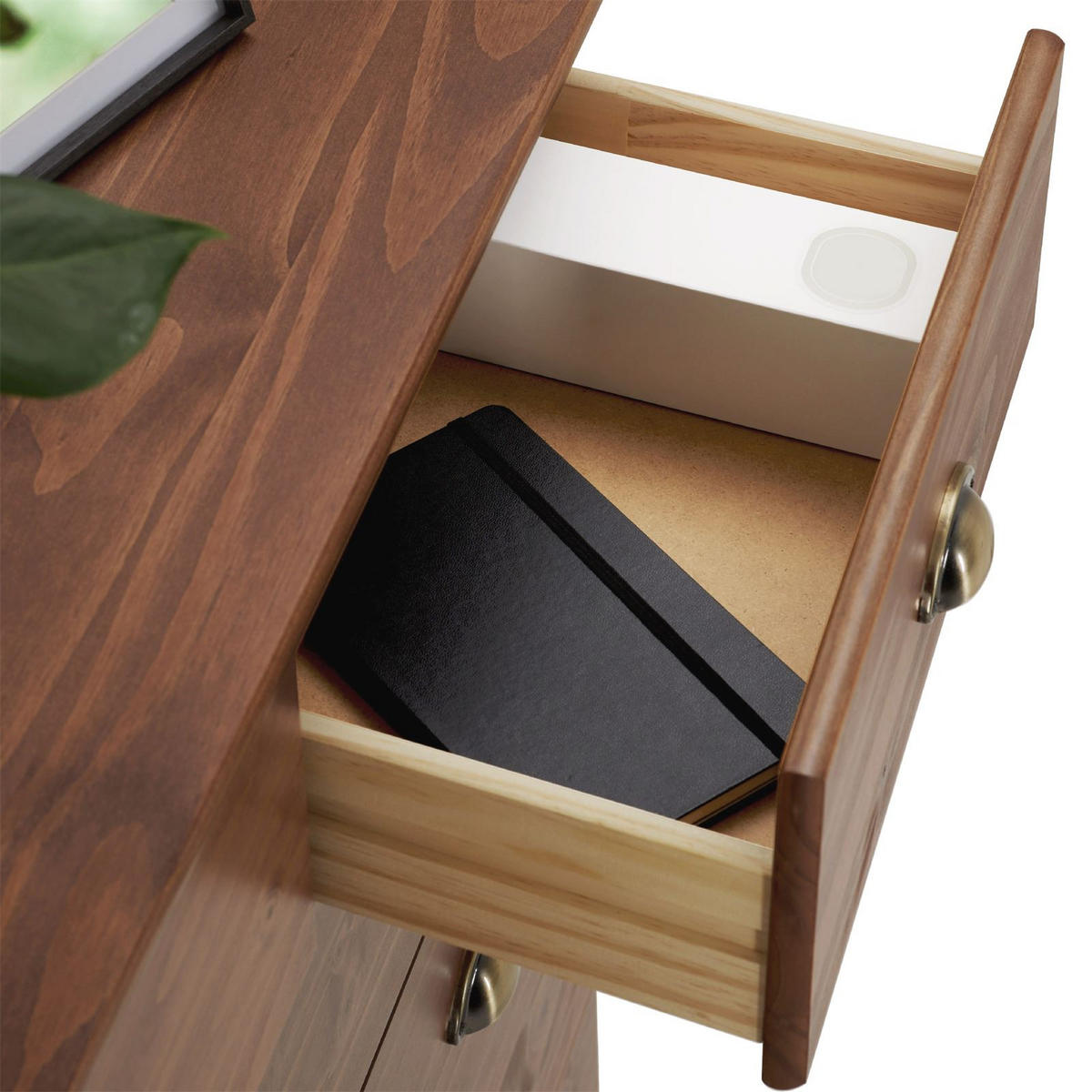 KOMMODE PARIS - Kastanienfarben, Holz (91/95/39cm) - IDIMEX