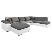 WOHNLANDSCHAFT Niko Bis Lux, Seite: Links - Multicolor, Holz/Textil (348/76/205cm) - MIRJAN24