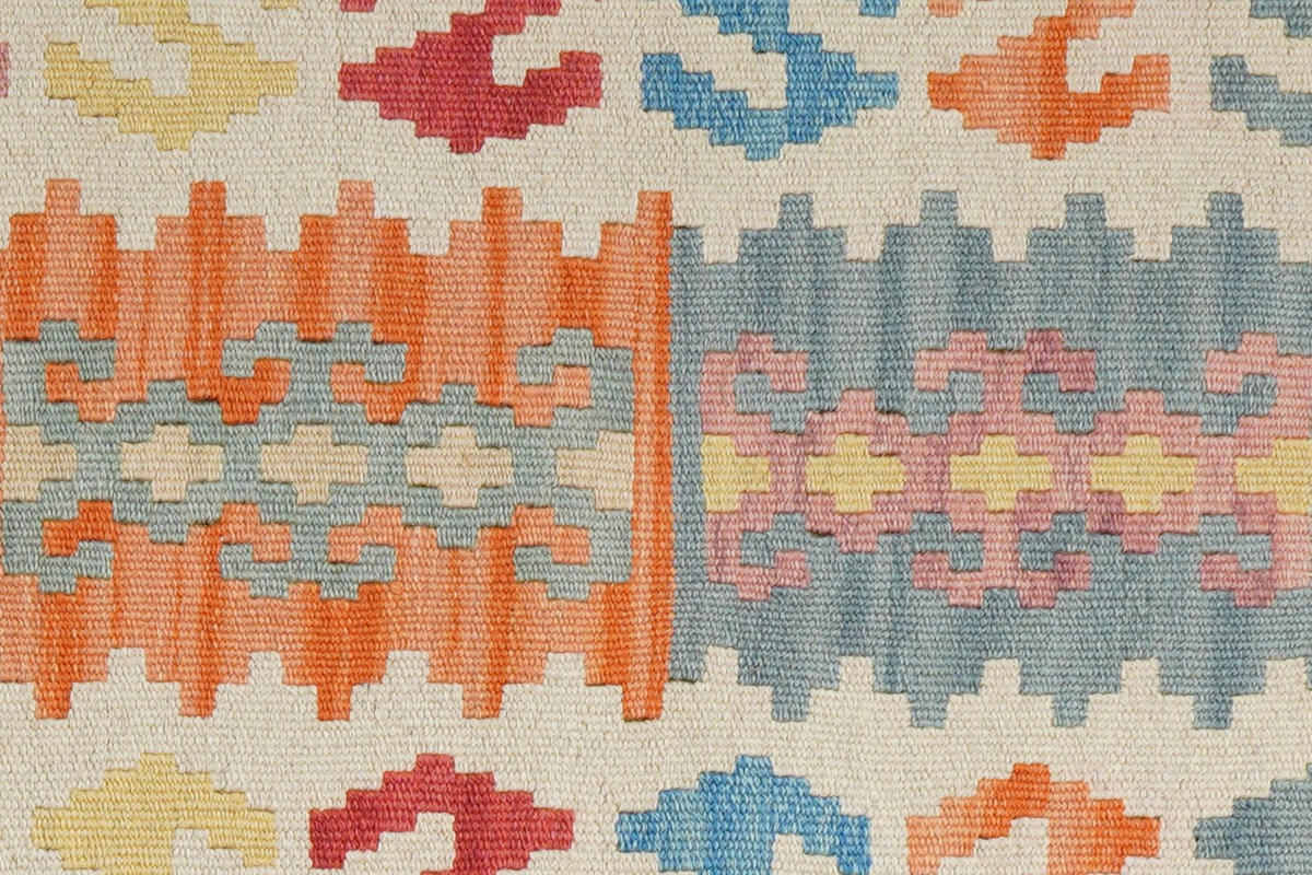 KELIM-LÄUFER handgewebt Gashgai Bunt 194/57 cm Schurwolle - Multicolor, Textil (57/194cm) - Looma