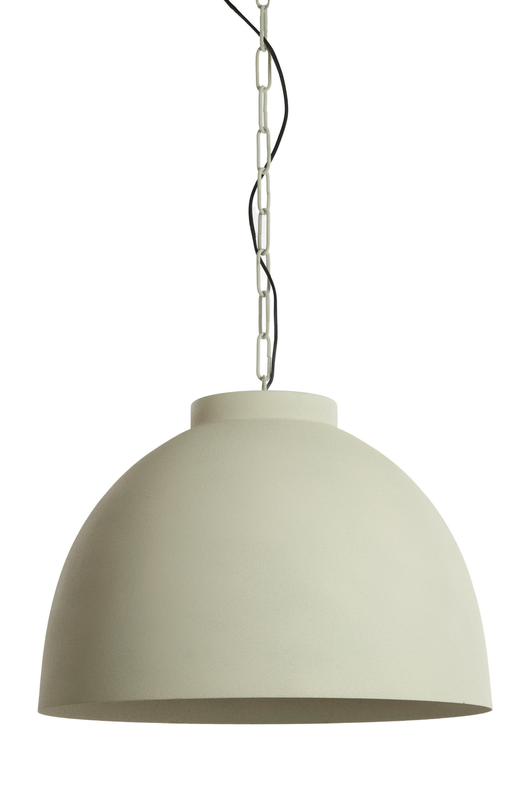 HÄNGELAMPE Kylie Weiß Ø60/42 cm - Weiß, Metall (60/60/42cm) - Light & Living