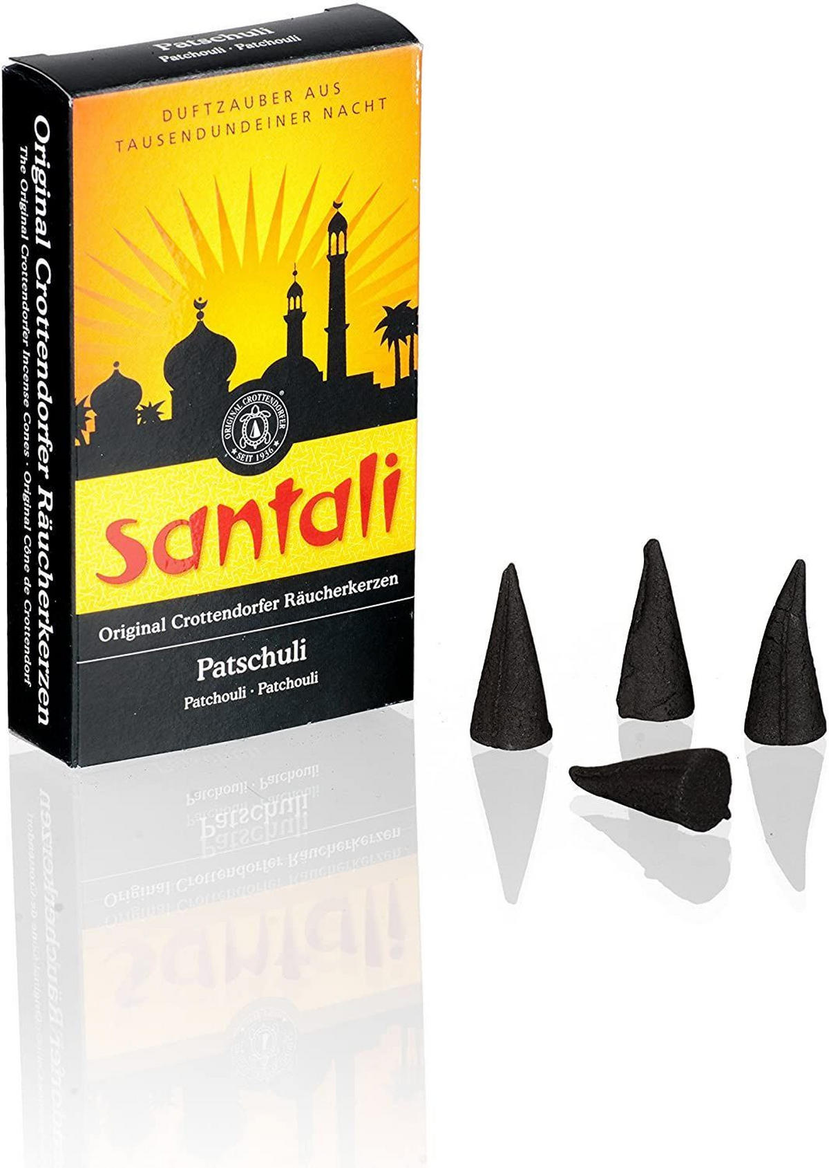 RÄUCHERKERZEN Santali Patschuli 20er Packung - Multicolor, Holz (0.1/1/0.1cm) - Crottendorfer