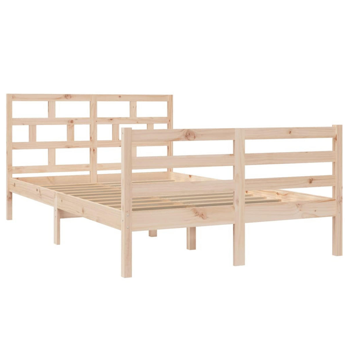 BETT Kerby 126/205.5 cm - Braun, Holz (120/200cm) - Nettlife