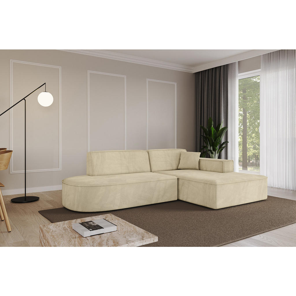Thumbnail - Altdecor Ecksofa, Beige, Textil, 3-Sitzer, 233x165 cm, Wohnzimmer, Sofas & Couches, Wohnlandschaften, Ecksofas