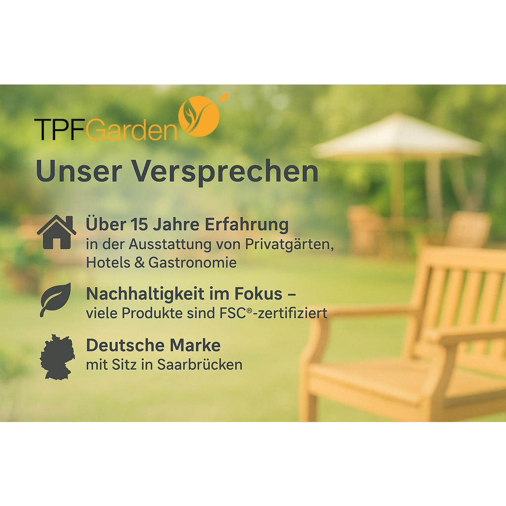 Thumbnail - TPFGarden Gartentisch/Beistelltisch, Schwarz, Kunststoff, 45x45x45 cm, Gartenmöbel, Gartentische, Gartentische