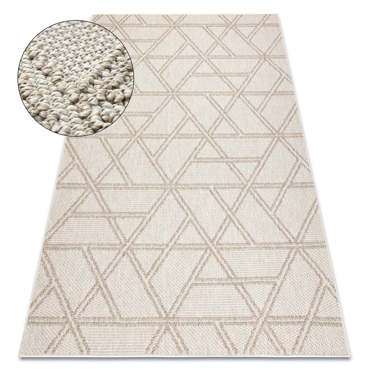 TEPPICH Origi 180/270 cm - Beige, Textil (180/270cm) - rugsX