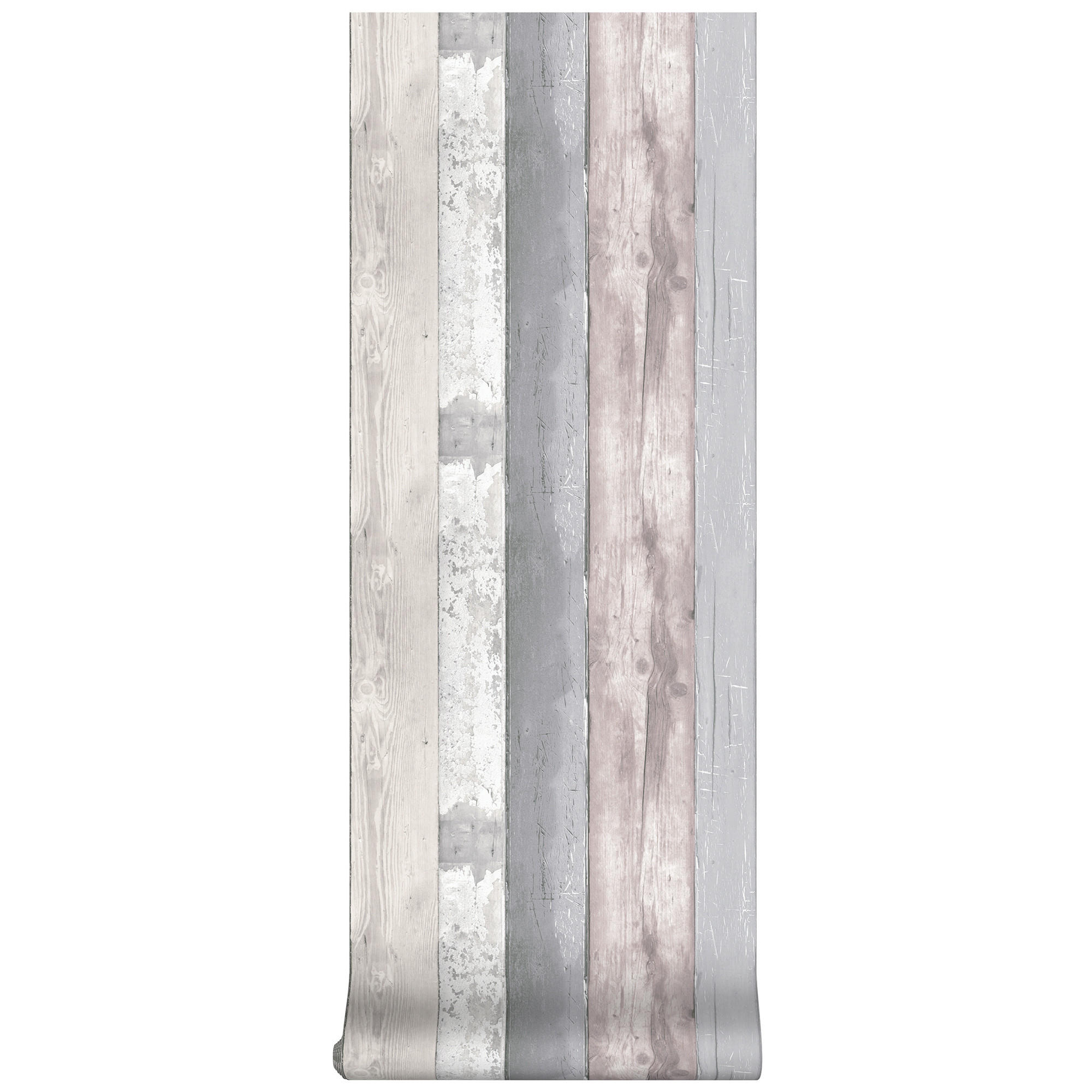 VLIESTAPETE Woodland Grau - Grau, Papier/Kunststoff (53/1000cm) - Walldoctor