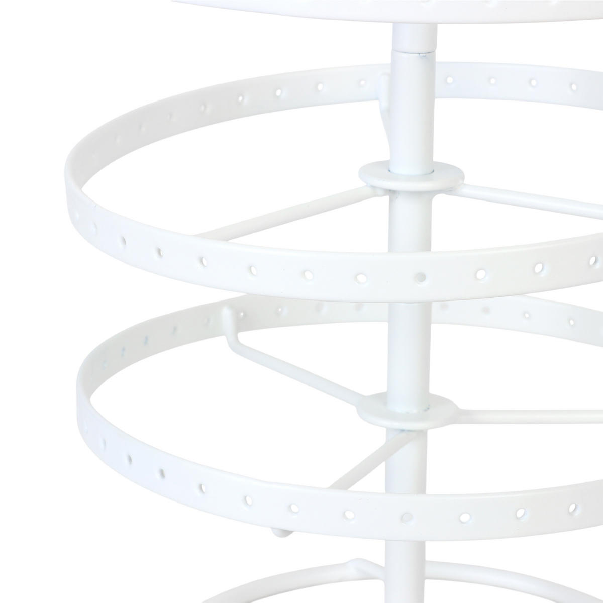 OHRRINGHALTER - Weiß, Metall (16.5/30/16.5cm) - Relaxdays