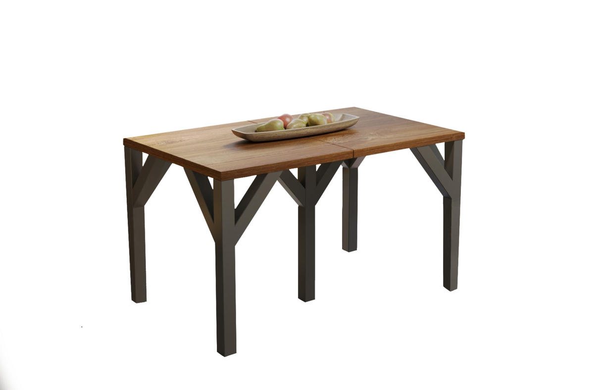 ESSTISCH Dunaj ausziehbar bis 240 cm - Eiche San Remo, Holzwerkstoff (130/90/75cm) - Endo-Moebel