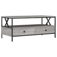 COUCHTISCH Grau Sonoma 100x51x45 cm Holzwerkstoff - Grau, Holzwerkstoff (100/51/45cm) - furnicato