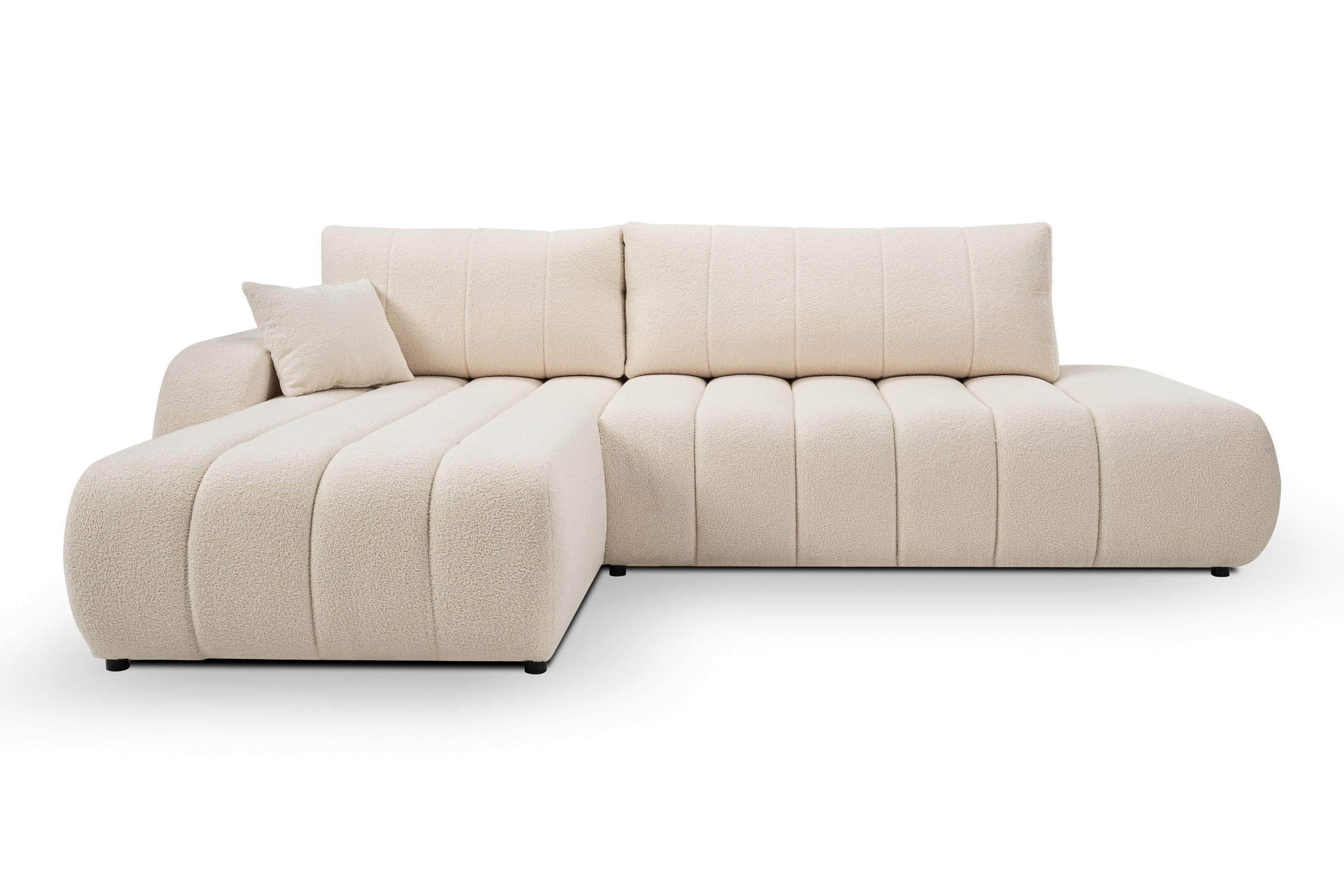 Masseno Ecksofa Creme 276x176 cm