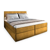 BOXBETT PELLIO 140x200 cm mit Matratze und Topper - Gelb - Gelb, Holz (140/200cm) - MASSENO